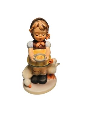 Vintage Goebel BE PATIENT Hummel Figurine #1972/0 1948 Girl with Geese Signed